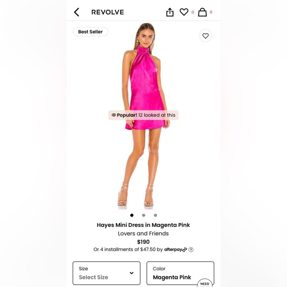 Lovers and Friends Halter Dress